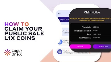 How to Claim Your Public Sale L1X Coins: A Step-by-Step Guide with Layer One X