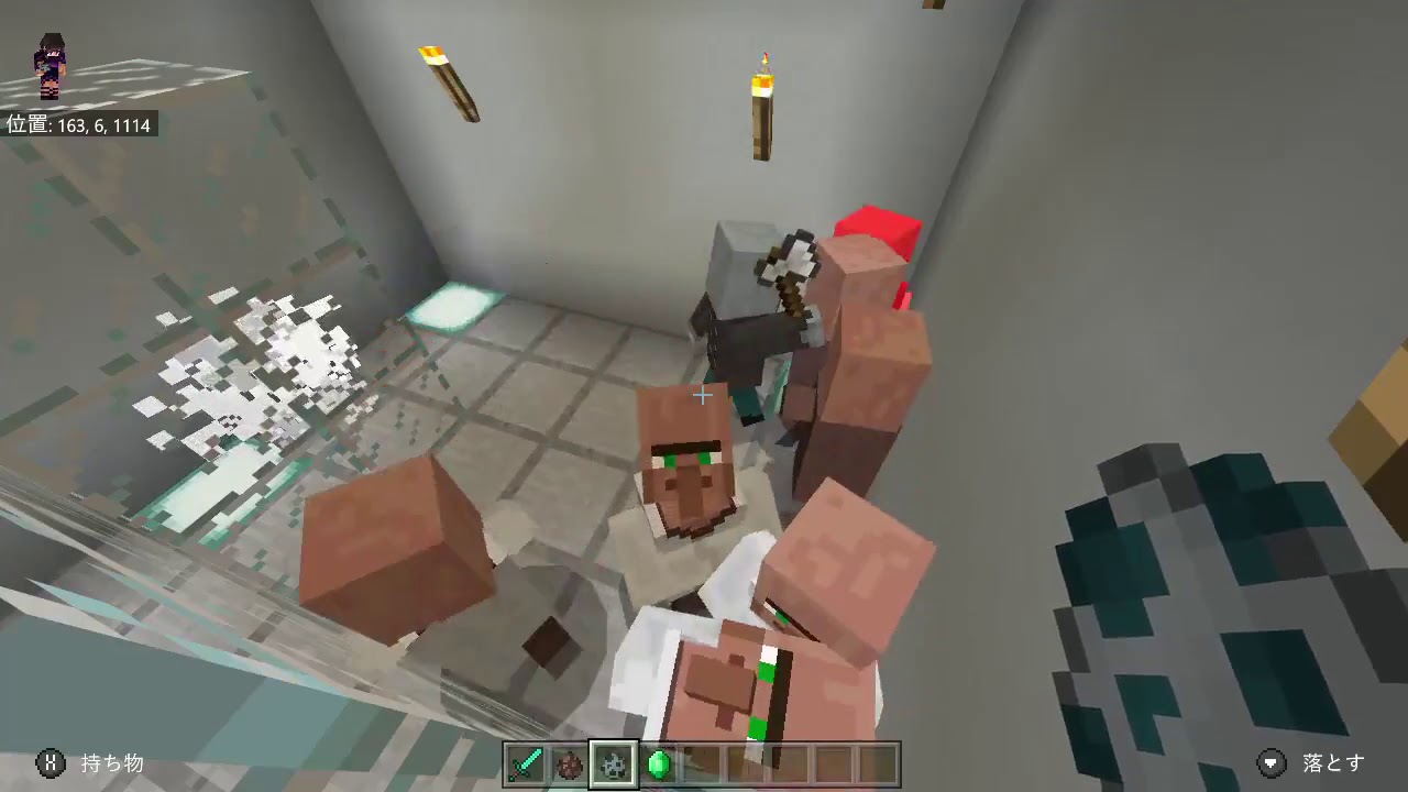 マイクラ ヴィンディケーターと村人 Youtube