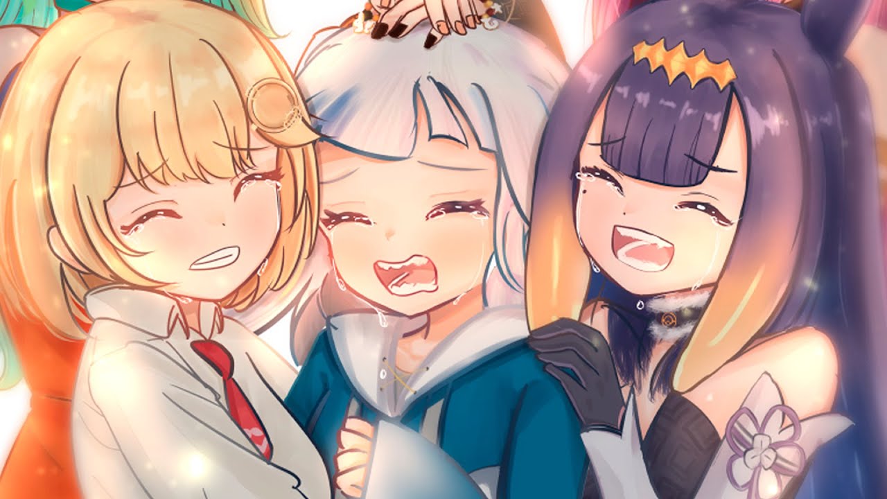 Gura e o seu choro de felicidade no seu aniversário | vtuber legendado