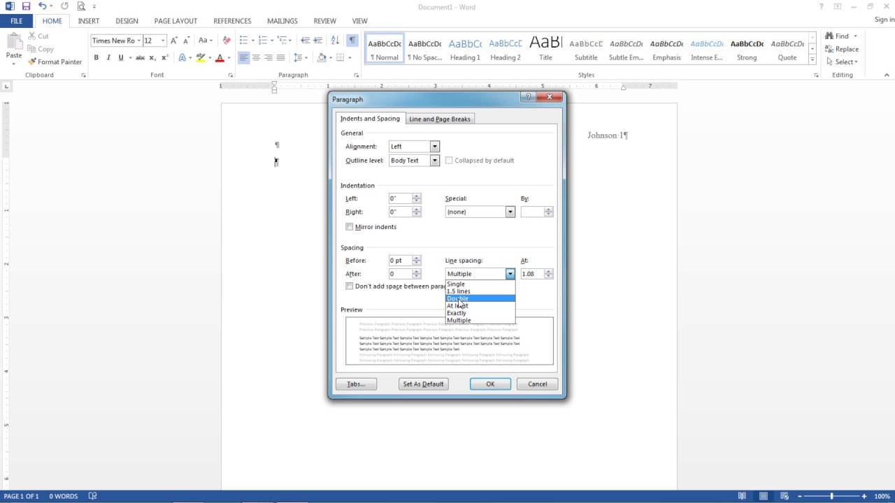 mla format essay ms word 2013 youtube mla microsoft word 2013