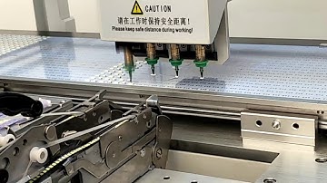 CHMT510LP4  Desktop LED pick and place machine - working with 1.2m LED strip