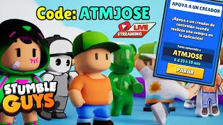 🔴 CODE ATMJOSE en la TIENDA de STUMBLE GUYS en directo 🎮🌟 #shorts