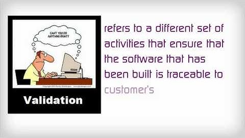 Validation & Verification