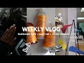 Weekly vlog low porosity wash day bridesmaids prep and more