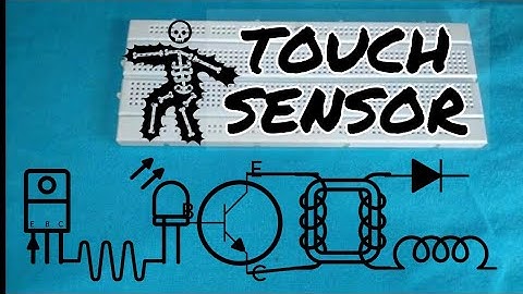 How to make touch sensor using bc547 on breadboard