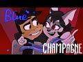 Blue Champagne / original animation meme