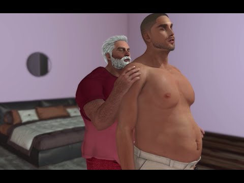 The Magic Touch of Saint Nick : Male Weight Gain Animation