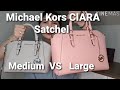 Michael Kors Ciara Satchel - Medium vs. Large!!!!