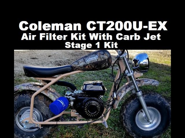 How to Install Coleman CT200U-EX Air Filter Kit With Carb Jet Stage 1