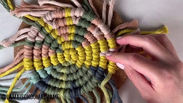 Macrame Coasters for beginners | how to make macrame coasters.