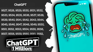 ChatGPT Count 1 Million... Impossible?