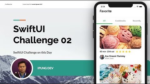 SwiftUI Complex UI Design to Code from Random Design (Snap Food)  Challenge 02