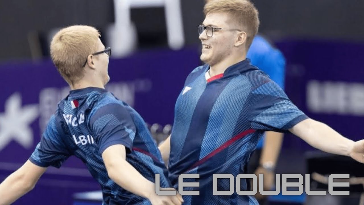 les-fr-res-lebrun-en-double-au-tennis-de-table-youtube