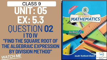 Class 9 | Math | Unit 5 | Exercise 5.3 | Question 2 Part I TO IV || Class 9 Math Chapter 5 Ex. 5.3