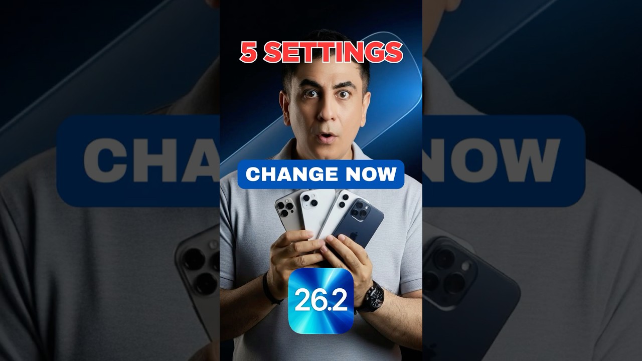 Change these Settings NOW || iOS 26.2