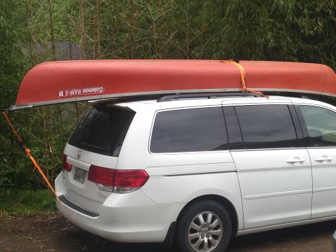 DIY Canoe Rack Cross Rails for Honda Odyssey
