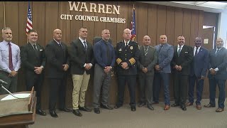 Warren welcomes new police officers, hopes more join