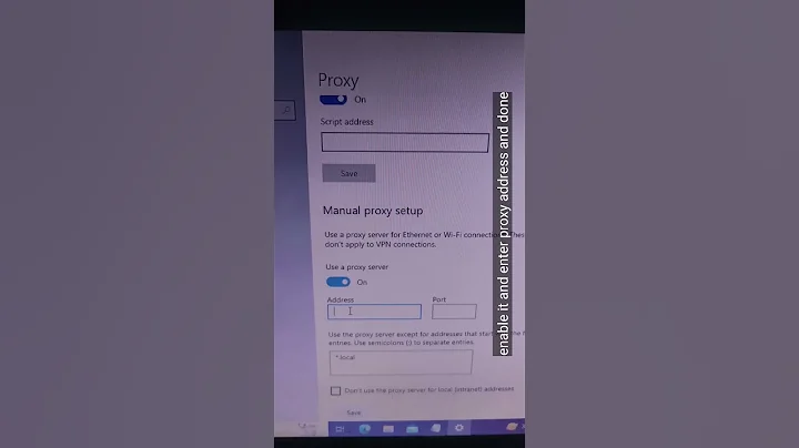 how to use custom proxy in windows 10