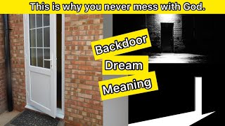 Backdoor Dream meaning free secret meaning hidden not about how to lucid dreaming