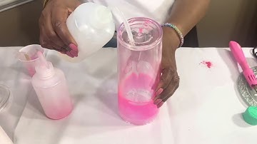 Making A Lava Lamp Tumbler