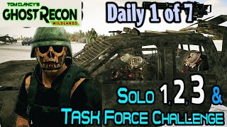 Ghost Recon Wildlands Solo 1-3 & Task Force Challenges Use Mines to kill Daily 1 of 7 No Commentary