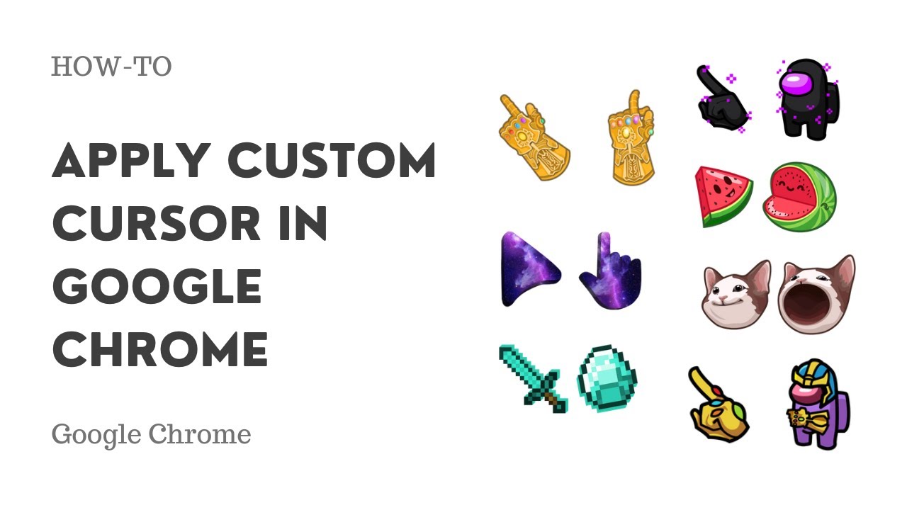 How to setup custom cursor in chrome browser? Search On google Google Web  Store Search on Google Web Store Custom Cursor Go to Chrome Web Store.  Click here to go to official