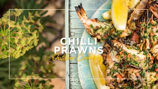 BBQ Chilli and Lime Prawns: Outdoor Cooking with Tom Kerridge and Big Green Egg