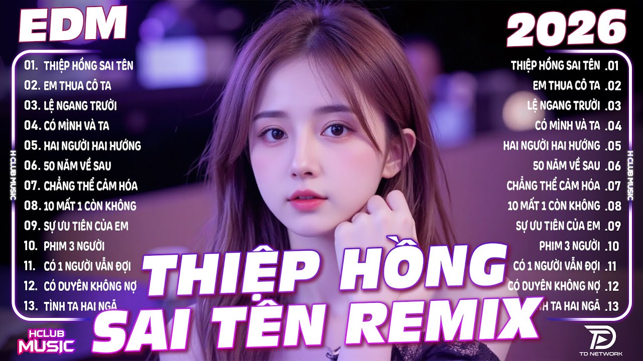 Thiệp Hồng Sai Tên Remix ♫ BXH Nhạc Trẻ Remix Hay Nhất 2025-Top 15 Bản EDM TikTok HotTrend TRIỆUVIEW