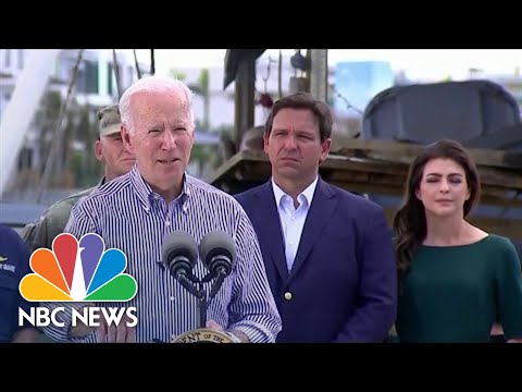 Floridians request hurricane recovery help during biden visit