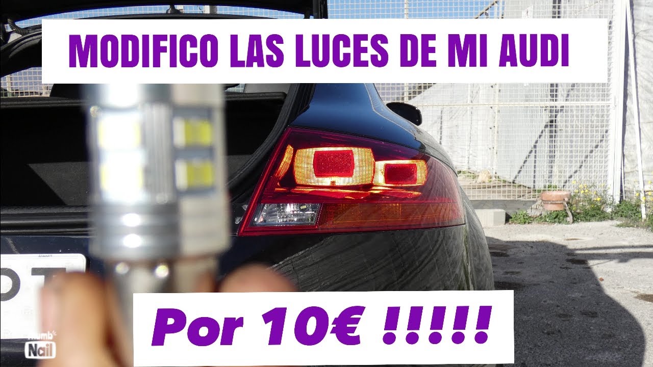Audi tt-tts-ttrs✅ MODIFICO LAS LUCES  POR 10€€ !!