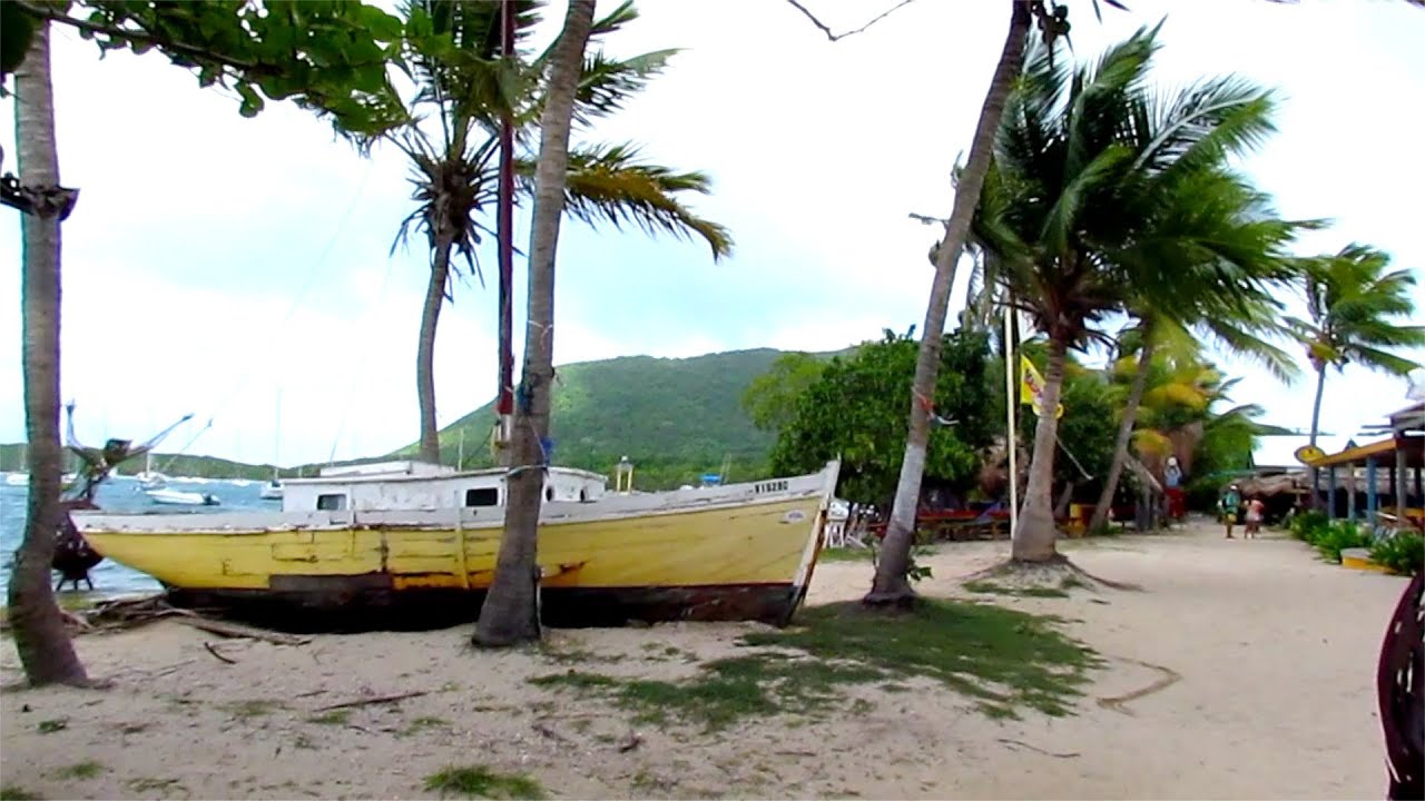 Backyard Scenes – Tropical Storm Chantal arrives Trellis Bay, British Virgin Islands, Caribbean