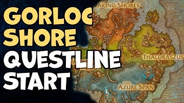 Gorloc Shore WoW Questline Start (The Weave of a Tale WoW Quest)