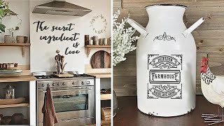 Beautiful Rustic Farmhouse Kitchen Decor Ideas