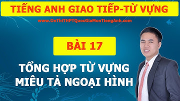 Tiếng Anh Giao Tiếp - Từ Vựng Bài 17: Tổng Hợp Từ Vựng Miêu Tả Ngoại Hình