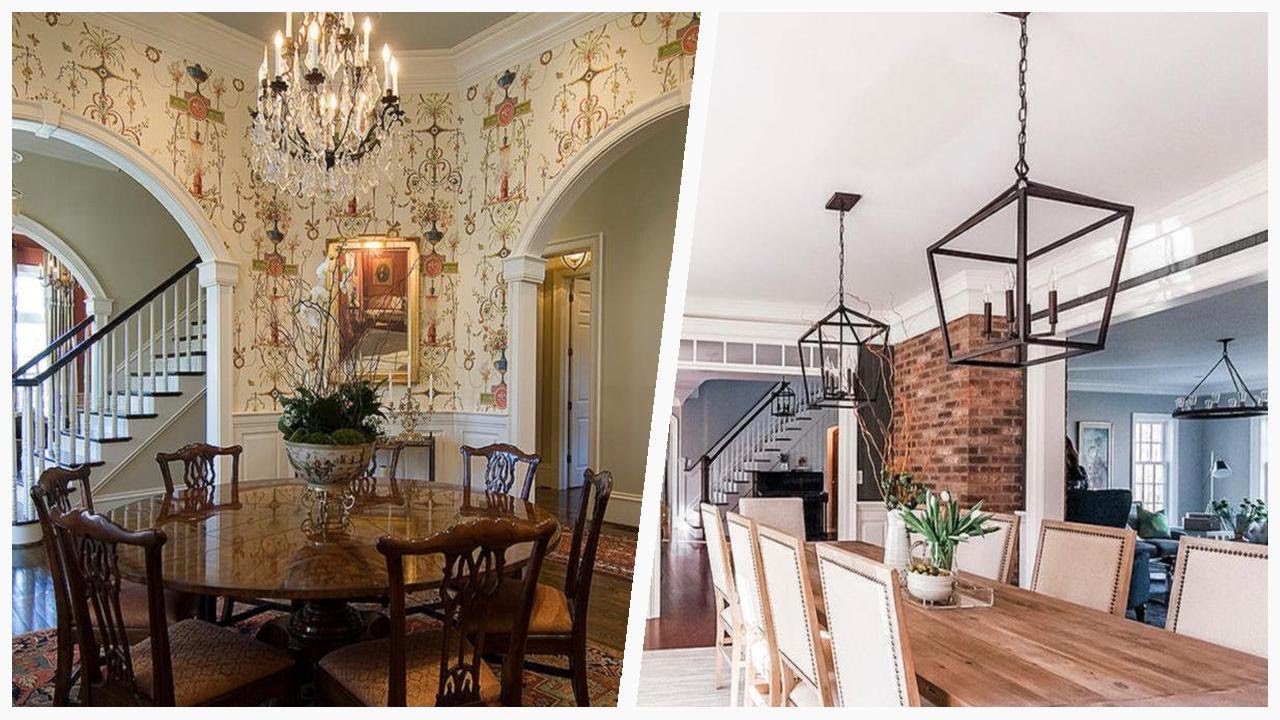 75 Dining Room With Purple Walls And Multicolored Walls Design Ideas You'll Love 🪴