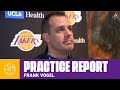 Frank Vogel gives an update on Rajon Rondo's injury, and the impact it will have | Lakers Practice