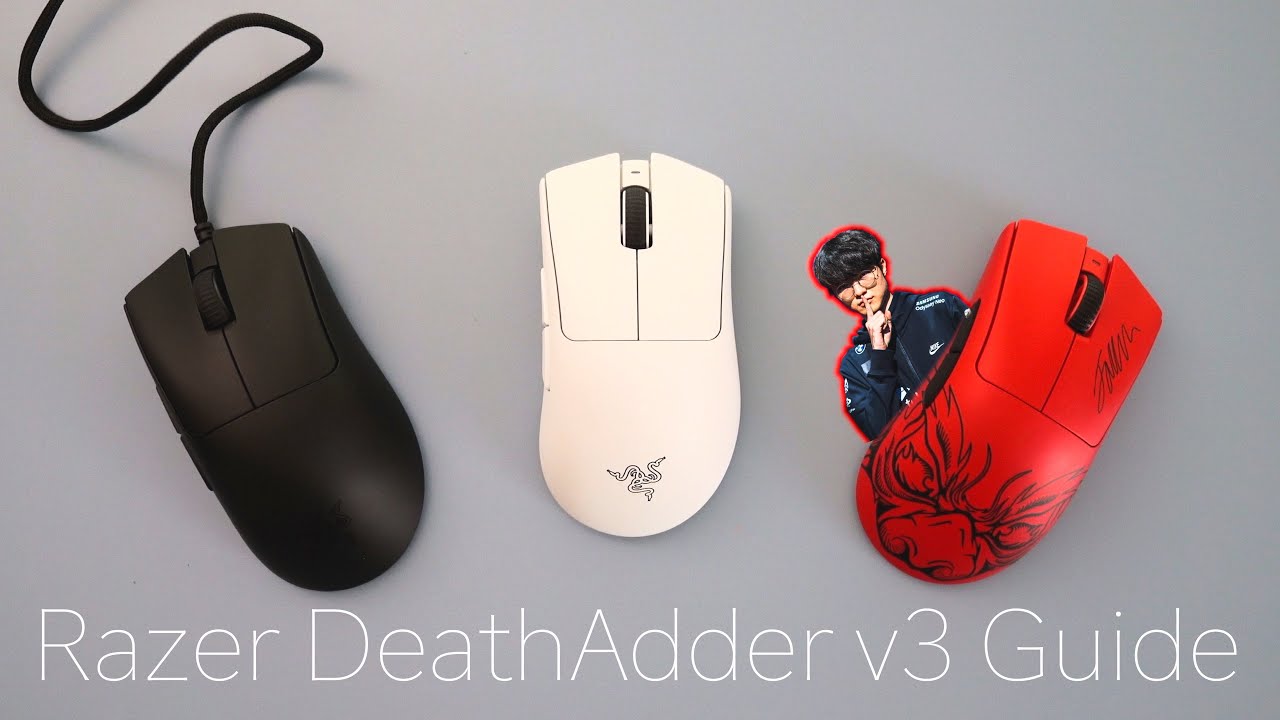 Razer DeathAdder V3 Pro | Faker Edition - YouTube