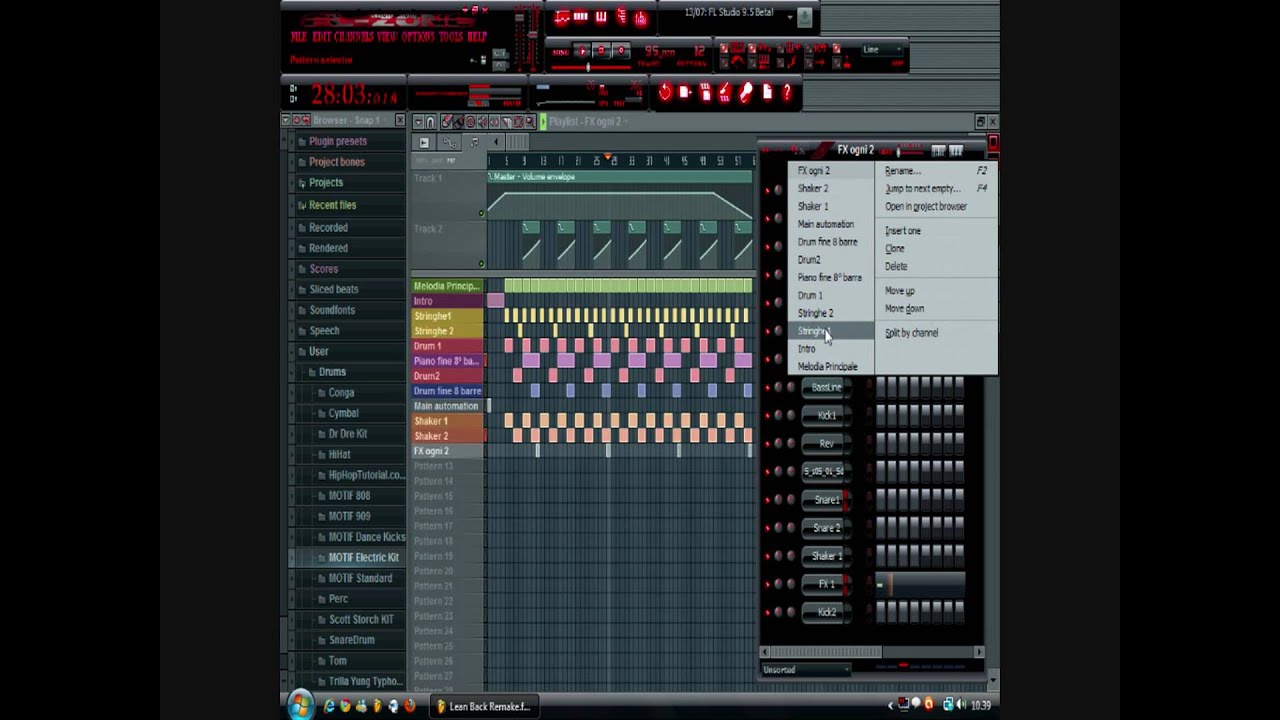 Fruity Loops 9 - Lean Back Remake - YouTube