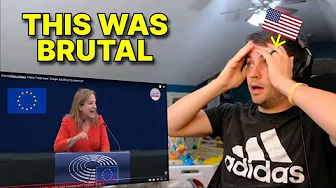American reacts to European Politician SLAMS Trump & EU disastrous trade deal