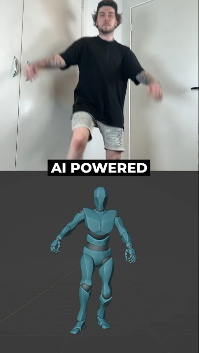 FREE AI Motion Capture?! #ai #blendertutorial