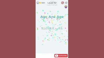 Dingbats Level 92 Age Age Age Walkthrough