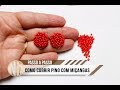 Como Cobrir Pino de Brinco com Miçangas