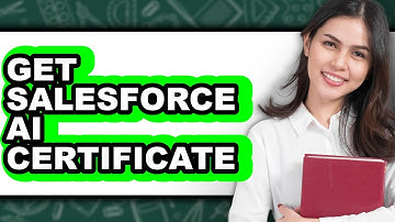How To Get Salesforce AI Certificate - Step By Step