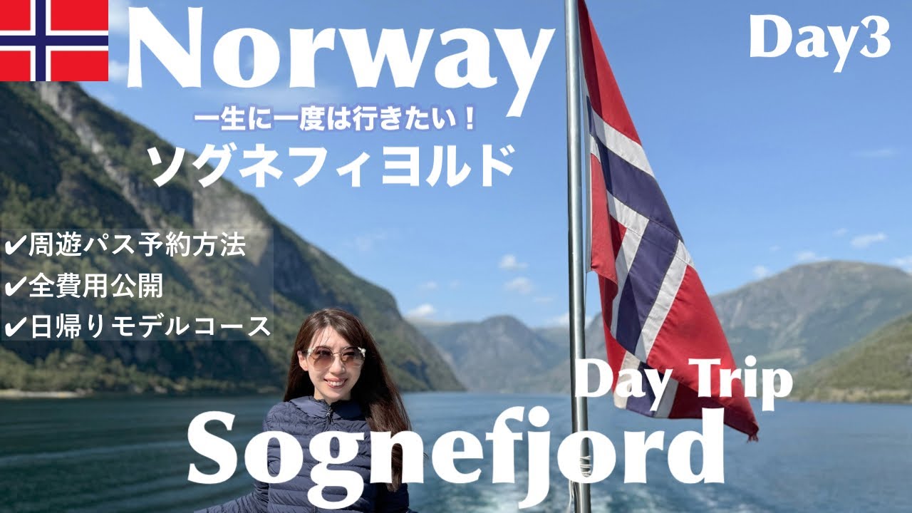 【ノルウェー旅行🇳🇴】世界最大のフィヨルド「ソグネフィヨルド」観光！ 鉄道、バス、クルーズ、寝台列車まで乗り継ぐ大冒険の1日。ナットシェル旅程、費用、食事など全公開