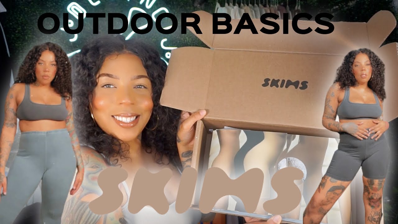 TRYING SKIMS OUTDOOR BASICS TRY ON HAUL & REVIEW