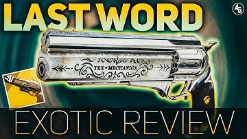 The Last Word Exotic Review (I