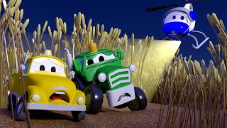 Patrol Policyjny - Kombajn Harvey i ukryte dzieciaczki - Miasto Samochodów 🚓 🚒 Bajki Dla Dzieci