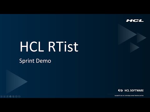 HCL RTist - Sprint Demo 2022.26 - 1. Introduction