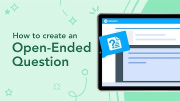 Create an Open Ended Question in Nearpod