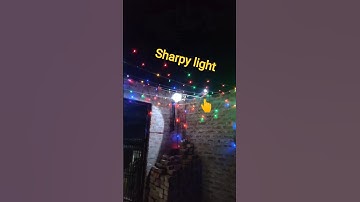 mini dj sharpy light testing #shorts #video #light #dj #sharpy #2025 #youtube